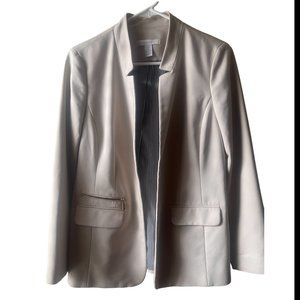 CHICO'S TAN BUSINESS CASUAL BLAZER JACKET SIZE 0